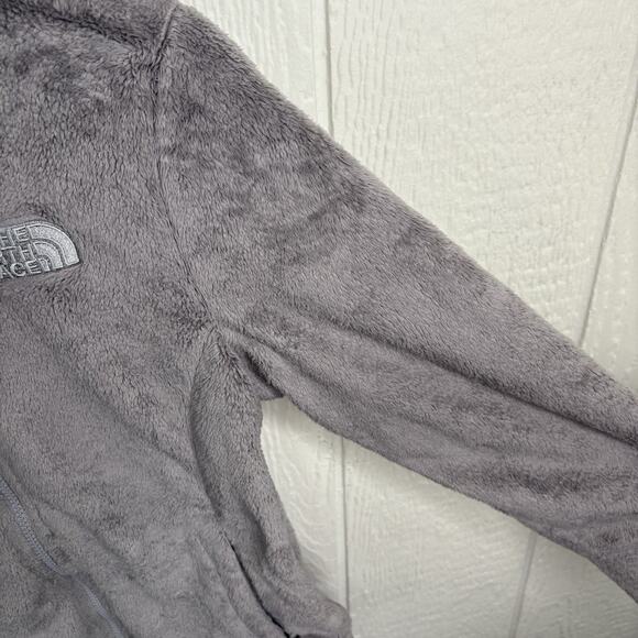 Grey North Face Fleece Zip Up Size Small - Picture 3 of 6